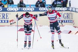 09.12.2018, Beitostolen, Norway (NOR): Sjur Roethe (NOR), Martin Johnsrud Sundby (NOR), (l-r)  - FIS world cup cross-country, 4x7.5km men, Beitostolen (NOR). www.nordicfocus.com. © Modica/NordicFocus. Every downloaded picture is fee-liable.