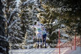 09.12.2018, Beitostolen, Norway (NOR): Calle Halfvarsson (SWE), Iivo Niskanen (FIN), (l-r)  - FIS world cup cross-country, 4x7.5km men, Beitostolen (NOR). www.nordicfocus.com. © Modica/NordicFocus. Every downloaded picture is fee-liable.