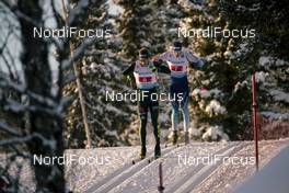 09.12.2018, Beitostolen, Norway (NOR): Thomas Wick (GER), Livio Bieler (SUI), (l-r)  - FIS world cup cross-country, 4x7.5km men, Beitostolen (NOR). www.nordicfocus.com. © Modica/NordicFocus. Every downloaded picture is fee-liable.