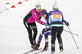 09.12.2018, Beitostolen, Norway (NOR): Krista Parmakoski (FIN), Riitta-Liisa Roponen (FIN), Eveliina Piippo (FIN), (l-r)  - FIS world cup cross-country, 4x5km women, Beitostolen (NOR). www.nordicfocus.com. © Modica/NordicFocus. Every downloaded picture is fee-liable.