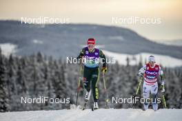 09.12.2018, Beitostolen, Norway (NOR): Katharina Hennig (GER), Charlotte Kalla (SWE), (l-r)  - FIS world cup cross-country, 4x5km women, Beitostolen (NOR). www.nordicfocus.com. © Modica/NordicFocus. Every downloaded picture is fee-liable.
