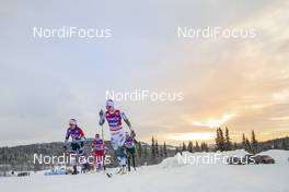 09.12.2018, Beitostolen, Norway (NOR): Evelina Settlin (SWE), Heidi Weng (NOR), (l-r)  - FIS world cup cross-country, 4x5km women, Beitostolen (NOR). www.nordicfocus.com. © Modica/NordicFocus. Every downloaded picture is fee-liable.