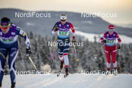 09.12.2018, Beitostolen, Norway (NOR): Astrid Uhrenholdt Jacobsen (NOR), Anna Zherebyateva (RUS), (l-r)  - FIS world cup cross-country, 4x5km women, Beitostolen (NOR). www.nordicfocus.com. © Modica/NordicFocus. Every downloaded picture is fee-liable.