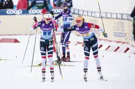 09.12.2018, Beitostolen, Norway (NOR): Ingvild Flugstad Oestberg (NOR), Ragnhild Haga (NOR), (l-r)  - FIS world cup cross-country, 4x5km women, Beitostolen (NOR). www.nordicfocus.com. © Modica/NordicFocus. Every downloaded picture is fee-liable.