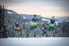 07.12.2018, Beitostolen, Norway (NOR): Italian technicians testing skis   - FIS world cup cross-country, training, Beitostolen (NOR). www.nordicfocus.com. © Modica/NordicFocus. Every downloaded picture is fee-liable.
