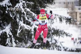 16.12.2018, Davos, Switzerland (SUI): Elena Soboleva (RUS) - FIS world cup cross-country, 10km women, Davos (SUI). www.nordicfocus.com. © Modica/NordicFocus. Every downloaded picture is fee-liable.