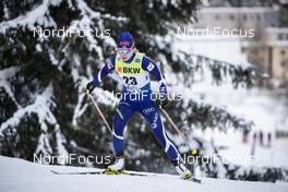 16.12.2018, Davos, Switzerland (SUI): Riitta-Liisa Roponen (FIN) - FIS world cup cross-country, 10km women, Davos (SUI). www.nordicfocus.com. © Modica/NordicFocus. Every downloaded picture is fee-liable.