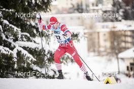 16.12.2018, Davos, Switzerland (SUI): Andrey Melnichenko (RUS) - FIS world cup cross-country, 15km men, Davos (SUI). www.nordicfocus.com. © Modica/NordicFocus. Every downloaded picture is fee-liable.