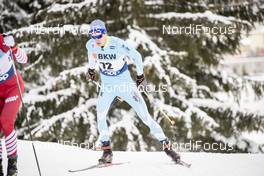 16.12.2018, Davos, Switzerland (SUI): Fabio Lechner (SUI) - FIS world cup cross-country, 15km men, Davos (SUI). www.nordicfocus.com. © Modica/NordicFocus. Every downloaded picture is fee-liable.