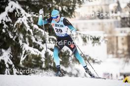 16.12.2018, Davos, Switzerland (SUI): Maurice Manificat (FRA) - FIS world cup cross-country, 15km men, Davos (SUI). www.nordicfocus.com. © Modica/NordicFocus. Every downloaded picture is fee-liable.