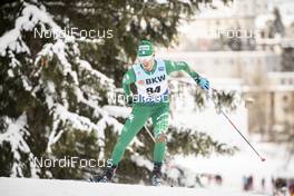 16.12.2018, Davos, Switzerland (SUI): Paolo Fanton (ITA) - FIS world cup cross-country, 15km men, Davos (SUI). www.nordicfocus.com. © Modica/NordicFocus. Every downloaded picture is fee-liable.