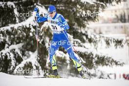 16.12.2018, Davos, Switzerland (SUI): Olzhas Klimin (KAZ) - FIS world cup cross-country, 15km men, Davos (SUI). www.nordicfocus.com. © Modica/NordicFocus. Every downloaded picture is fee-liable.