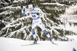 16.12.2018, Davos, Switzerland (SUI): Karl-Johan Westberg (SWE) - FIS world cup cross-country, 15km men, Davos (SUI). www.nordicfocus.com. © Modica/NordicFocus. Every downloaded picture is fee-liable.