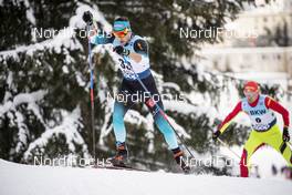 16.12.2018, Davos, Switzerland (SUI): Adrien Backscheider (FRA) - FIS world cup cross-country, 15km men, Davos (SUI). www.nordicfocus.com. © Modica/NordicFocus. Every downloaded picture is fee-liable.