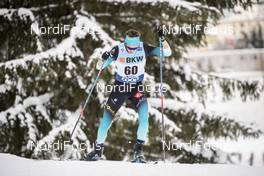16.12.2018, Davos, Switzerland (SUI): Clement Parisse (FRA) - FIS world cup cross-country, 15km men, Davos (SUI). www.nordicfocus.com. © Modica/NordicFocus. Every downloaded picture is fee-liable.