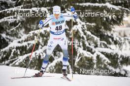 16.12.2018, Davos, Switzerland (SUI): Calle Halfvarsson (SWE) - FIS world cup cross-country, 15km men, Davos (SUI). www.nordicfocus.com. © Modica/NordicFocus. Every downloaded picture is fee-liable.