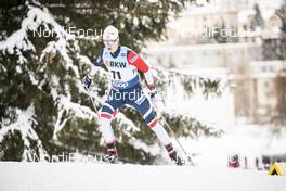 16.12.2018, Davos, Switzerland (SUI): Vebjoern Turtveit (NOR) - FIS world cup cross-country, 15km men, Davos (SUI). www.nordicfocus.com. © Modica/NordicFocus. Every downloaded picture is fee-liable.