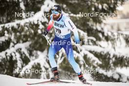 16.12.2018, Davos, Switzerland (SUI): Dajan Danuser (SUI) - FIS world cup cross-country, 15km men, Davos (SUI). www.nordicfocus.com. © Modica/NordicFocus. Every downloaded picture is fee-liable.