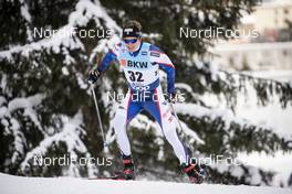 16.12.2018, Davos, Switzerland (SUI): Scott Patterson (USA) - FIS world cup cross-country, 15km men, Davos (SUI). www.nordicfocus.com. © Modica/NordicFocus. Every downloaded picture is fee-liable.