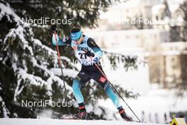 16.12.2018, Davos, Switzerland (SUI): Robin Duvillard (FRA) - FIS world cup cross-country, 15km men, Davos (SUI). www.nordicfocus.com. © Modica/NordicFocus. Every downloaded picture is fee-liable.