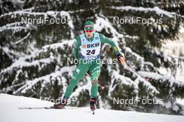 16.12.2018, Davos, Switzerland (SUI): Federico Pellegrino (ITA) - FIS world cup cross-country, 15km men, Davos (SUI). www.nordicfocus.com. © Modica/NordicFocus. Every downloaded picture is fee-liable.