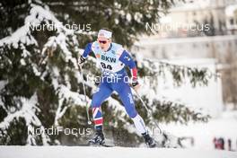 16.12.2018, Davos, Switzerland (SUI): Andrew Musgrave (GBR) - FIS world cup cross-country, 15km men, Davos (SUI). www.nordicfocus.com. © Modica/NordicFocus. Every downloaded picture is fee-liable.