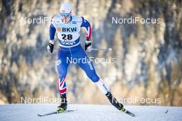 15.12.2018, Davos, Switzerland (SUI): Andrew Young (GBR) - FIS world cup cross-country, individual sprint, Davos (SUI). www.nordicfocus.com. © Modica/NordicFocus. Every downloaded picture is fee-liable.