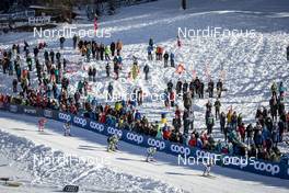 15.12.2018, Davos, Switzerland (SUI): Racers in the stadium (l-r)  - FIS world cup cross-country, individual sprint, Davos (SUI). www.nordicfocus.com. © Modica/NordicFocus. Every downloaded picture is fee-liable.