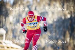 15.12.2018, Davos, Switzerland (SUI): Alexander Bolshunov (RUS) - FIS world cup cross-country, individual sprint, Davos (SUI). www.nordicfocus.com. © Modica/NordicFocus. Every downloaded picture is fee-liable.