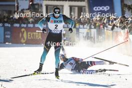 15.12.2018, Davos, Switzerland (SUI): Lucas Chanavat (FRA) - FIS world cup cross-country, individual sprint, Davos (SUI). www.nordicfocus.com. © Modica/NordicFocus. Every downloaded picture is fee-liable.