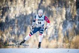 15.12.2018, Davos, Switzerland (SUI): Finn Krogh (NOR) - FIS world cup cross-country, individual sprint, Davos (SUI). www.nordicfocus.com. © Modica/NordicFocus. Every downloaded picture is fee-liable.