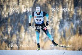 15.12.2018, Davos, Switzerland (SUI): Lucas Chanavat (FRA) - FIS world cup cross-country, individual sprint, Davos (SUI). www.nordicfocus.com. © Modica/NordicFocus. Every downloaded picture is fee-liable.