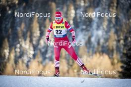 15.12.2018, Davos, Switzerland (SUI): Evgenia Shapovalova (RUS) - FIS world cup cross-country, individual sprint, Davos (SUI). www.nordicfocus.com. © Modica/NordicFocus. Every downloaded picture is fee-liable.
