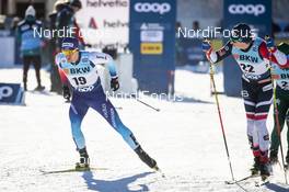 15.12.2018, Davos, Switzerland (SUI): Roman Furger (SUI), Kasper Stadaas (NOR), (l-r)  - FIS world cup cross-country, individual sprint, Davos (SUI). www.nordicfocus.com. © Modica/NordicFocus. Every downloaded picture is fee-liable.
