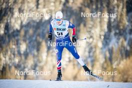 15.12.2018, Davos, Switzerland (SUI): James Clugnet (GBR) - FIS world cup cross-country, individual sprint, Davos (SUI). www.nordicfocus.com. © Modica/NordicFocus. Every downloaded picture is fee-liable.