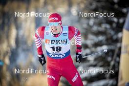 15.12.2018, Davos, Switzerland (SUI): Gleb Retivykh (USA) - FIS world cup cross-country, individual sprint, Davos (SUI). www.nordicfocus.com. © Modica/NordicFocus. Every downloaded picture is fee-liable.