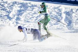 15.12.2018, Davos, Switzerland (SUI): Roman Furger (SUI), Francesco De Fabiani (ITA), (l-r)  - FIS world cup cross-country, individual sprint, Davos (SUI). www.nordicfocus.com. © Modica/NordicFocus. Every downloaded picture is fee-liable.