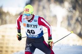 15.12.2018, Davos, Switzerland (SUI): Bernhard Tritscher (AUT) - FIS world cup cross-country, individual sprint, Davos (SUI). www.nordicfocus.com. © Modica/NordicFocus. Every downloaded picture is fee-liable.