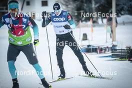 14.12.2018, Davos, Switzerland (SUI): Lucas Chanavat (FRA) - FIS world cup cross-country, training, Davos (SUI). www.nordicfocus.com. © Modica/NordicFocus. Every downloaded picture is fee-liable.