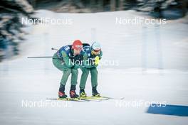 14.12.2018, Davos, Switzerland (SUI): German athlete testing with technician   - FIS world cup cross-country, training, Davos (SUI). www.nordicfocus.com. © Modica/NordicFocus. Every downloaded picture is fee-liable.