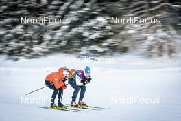 14.12.2018, Davos, Switzerland (SUI): Athletes testing with Fischer   - FIS world cup cross-country, training, Davos (SUI). www.nordicfocus.com. © Modica/NordicFocus. Every downloaded picture is fee-liable.
