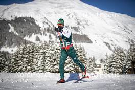 14.12.2018, Davos, Switzerland (SUI): Federico Pellegrino (ITA) - FIS world cup cross-country, training, Davos (SUI). www.nordicfocus.com. © Modica/NordicFocus. Every downloaded picture is fee-liable.