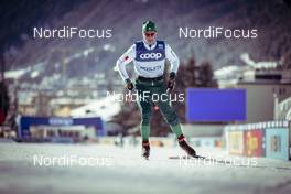 14.12.2018, Davos, Switzerland (SUI): Italian Athlete training   - FIS world cup cross-country, training, Davos (SUI). www.nordicfocus.com. © Modica/NordicFocus. Every downloaded picture is fee-liable.