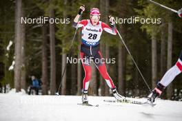 30.12.2018, Toblach, Italy (ITA): Teresa Stadlober (AUT) - FIS world cup cross-country, tour de ski, 10km women, Toblach (ITA). www.nordicfocus.com. © Modica/NordicFocus. Every downloaded picture is fee-liable.