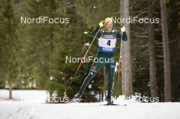30.12.2018, Toblach, Italy (ITA): Andreas Katz (GER) - FIS world cup cross-country, tour de ski, 15km men, Toblach (ITA). www.nordicfocus.com. © Modica/NordicFocus. Every downloaded picture is fee-liable.