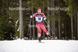 30.12.2018, Toblach, Italy (ITA): Andrey Melnichenko (RUS) - FIS world cup cross-country, tour de ski, 15km men, Toblach (ITA). www.nordicfocus.com. © Modica/NordicFocus. Every downloaded picture is fee-liable.