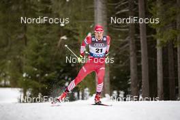 30.12.2018, Toblach, Italy (ITA): Evgeniy Belov (RUS) - FIS world cup cross-country, tour de ski, 15km men, Toblach (ITA). www.nordicfocus.com. © Modica/NordicFocus. Every downloaded picture is fee-liable.