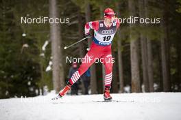 30.12.2018, Toblach, Italy (ITA): Alexander Bessmertnykh (RUS) - FIS world cup cross-country, tour de ski, 15km men, Toblach (ITA). www.nordicfocus.com. © Modica/NordicFocus. Every downloaded picture is fee-liable.