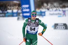 30.12.2018, Toblach, Italy (ITA): Federico Pellegrino (ITA) - FIS world cup cross-country, tour de ski, 15km men, Toblach (ITA). www.nordicfocus.com. © Modica/NordicFocus. Every downloaded picture is fee-liable.