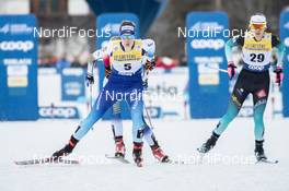 29.12.2018, Toblach, Italy (ITA): Laurien Van Der Graaff (SUI), Delphine Claudel (FRA), (l-r)  - FIS world cup cross-country, tour de ski, individual sprint, Toblach (ITA). www.nordicfocus.com. © Modica/NordicFocus. Every downloaded picture is fee-liable.